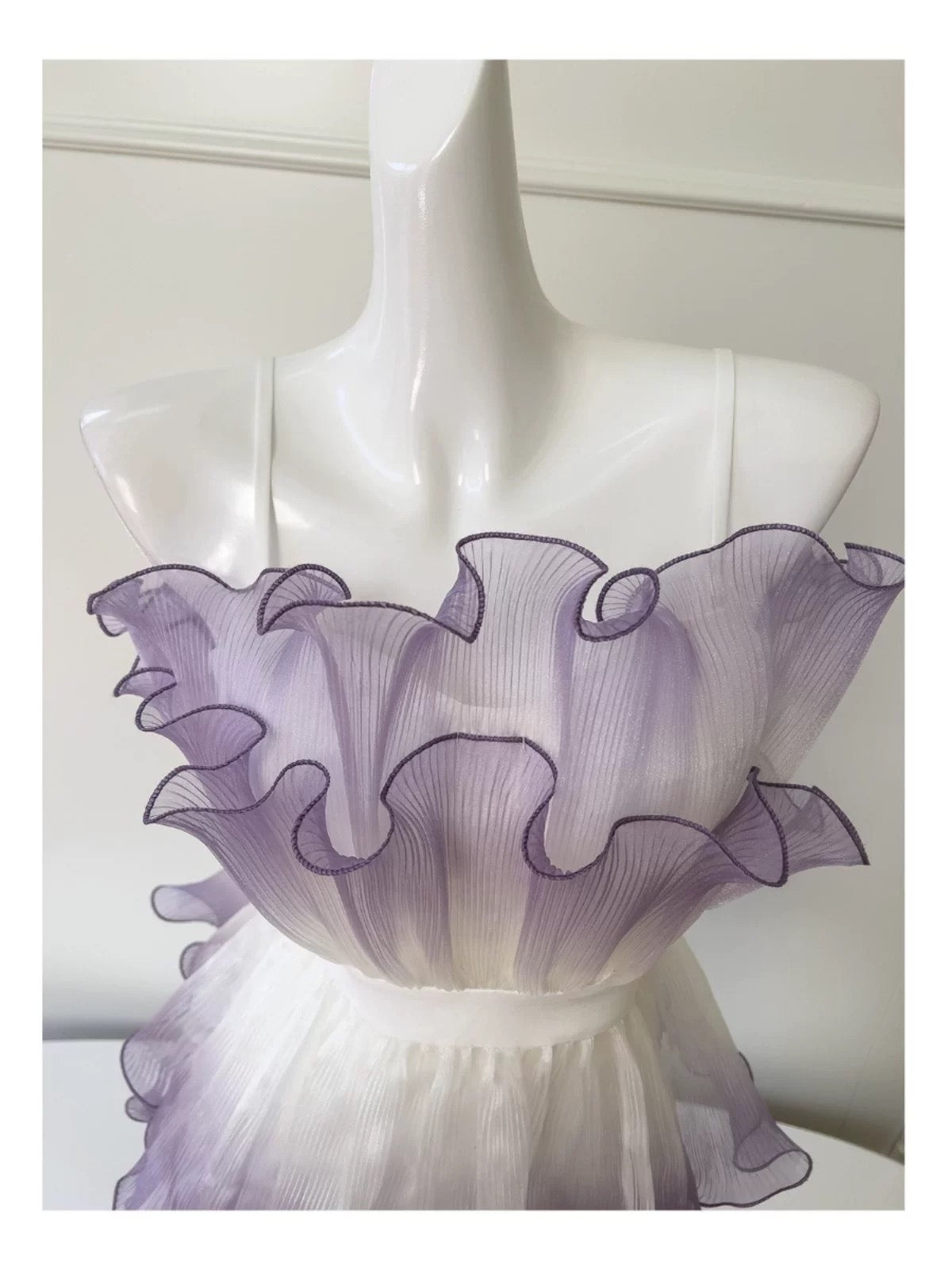 Modest Ball Gown Strapless Ombre Grape Formal Homecoming Dress Middle School Short 21st Birthday Outfits Graduation Dress Cocktail Dresses DH2180