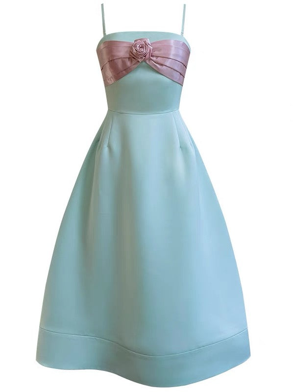 Simple A Line Spaghetti Straps Satin Formal Homecoming Dress Middle School 20th Birthday Outfits Graduation Dress Cocktail Dresses DH2183