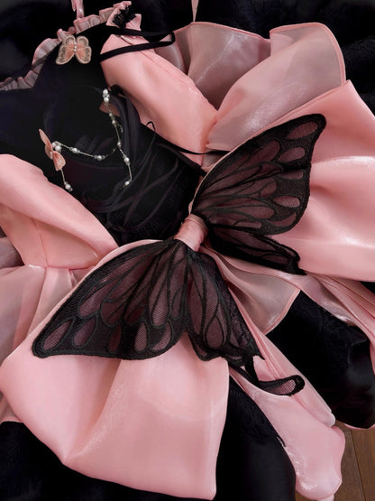 Cute Ball Gown High Neck Black Corset Back Mini Short Formal Cocktail Dress Homecoming Dresses Summer Middle School Hoco Dress Homecoming Outfits 16th Birthday Outfit DH2192