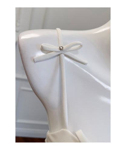 Pretty A Line Spaghetti Straps White Satin Short Formal Homecoming Dresses Middle School Short 21st Birthday Outfits Graduation Dress Mini Cocktail Dresses DH2296