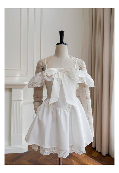 Pretty A line Off The Shoulder White Short Formal Homecoming Dresses Middle School Short 21st Birthday Outfits Graduation Dress Mini Cocktail Dresses DH2308