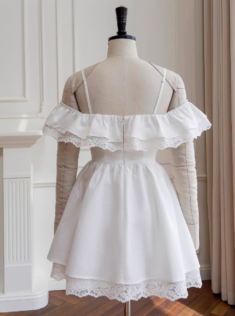 Pretty A line Off The Shoulder White Short Formal Homecoming Dresses Middle School Short 21st Birthday Outfits Graduation Dress Mini Cocktail Dresses DH2308