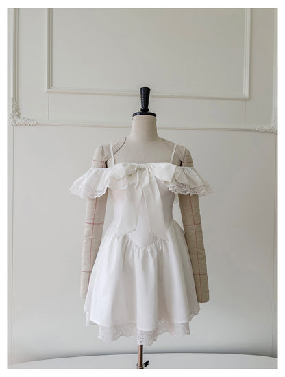 Pretty A line Off The Shoulder White Short Formal Homecoming Dresses Middle School Short 21st Birthday Outfits Graduation Dress Mini Cocktail Dresses DH2308