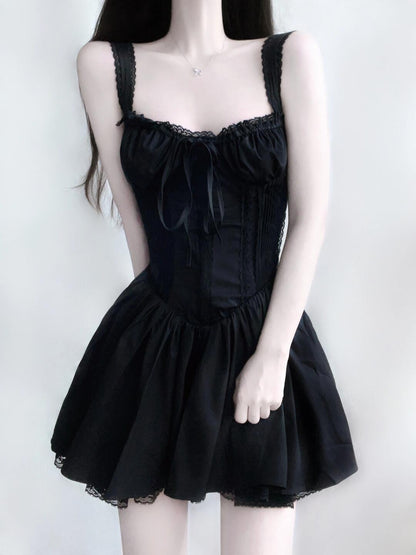 Cute A line Square Neck Red Lace Homecoming Dress Summer Hoco Dresses Short Night Cocktail Dress DH2545