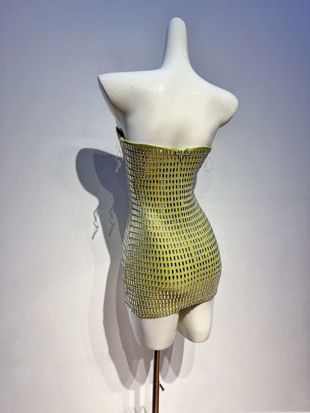 Sexy Sheath Strapless Green Tight Formal Homecoming Dresses 18th Birthday Outfits Graduation Dress Short Mini Hoco Dresses DH2547