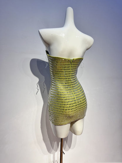 Sexy Sheath Strapless Green Tight Formal Homecoming Dresses 18th Birthday Outfits Graduation Dress Short Mini Hoco Dresses DH2547