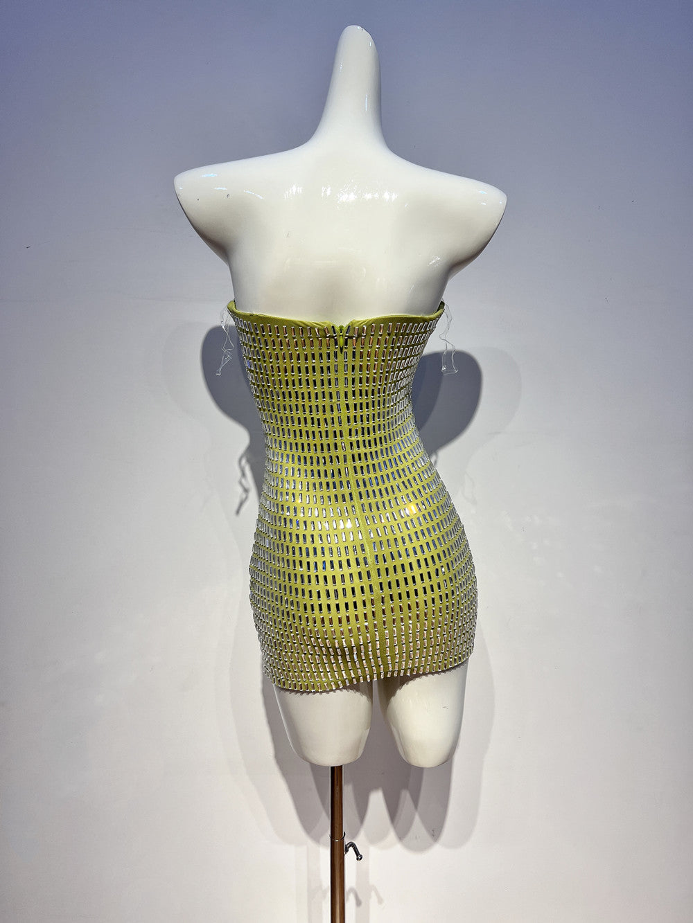 Sexy Sheath Strapless Green Tight Formal Homecoming Dresses 18th Birthday Outfits Graduation Dress Short Mini Hoco Dresses DH2547