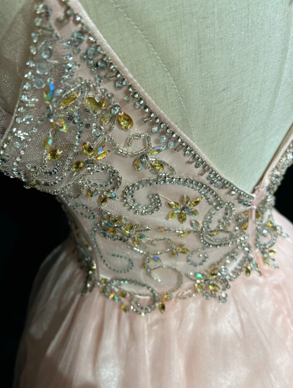 Cute Ball Gown Spaghetti Straps Light Pink Mini Short Formal Homecoming Dresses Party Short Prom Dress Hoco Dresses DH2649