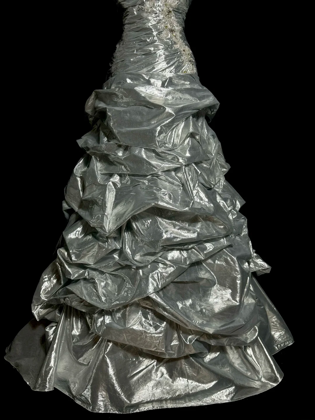 Elegant Ball Gown Sweetheart Silver Satin Long Prom Dresses Party Dress 18th Birthday Outfits Graduation Dresses DH2650