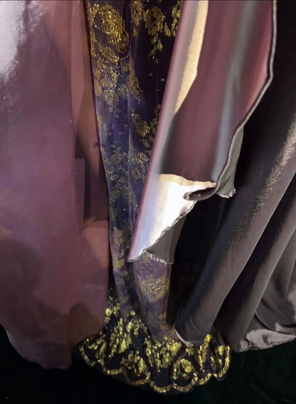 Vintage A Line V Neck Grape Sleeveless Satin Long Prom Dresses Party Dress 18th Birthday Outfits Graduation Dresses DH2652