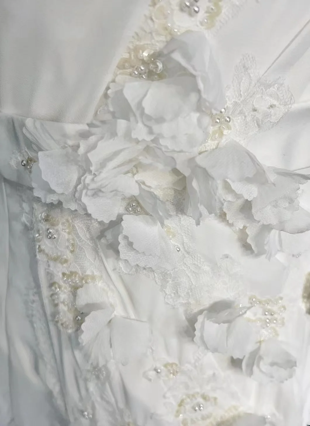 Vintage Bridal Dress Mermaid One Shoulder Chiffon White Long Wedding Dress Retro Wedding Dresses Modest Wedding Gowns DH2676