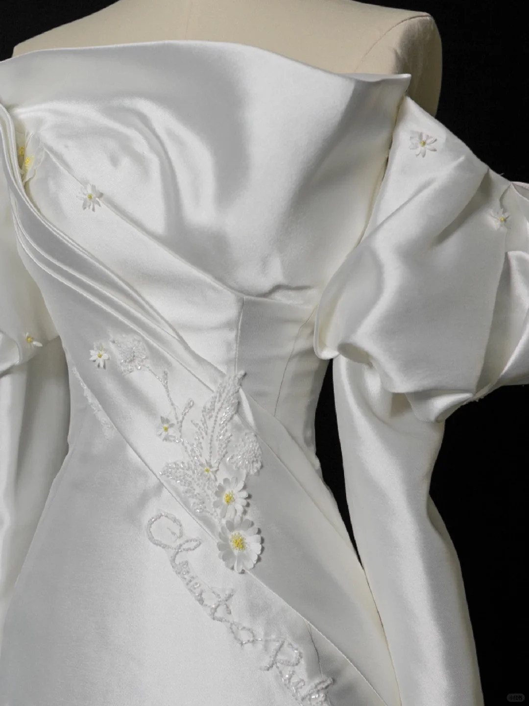 Elegant Wedding Dress Mermaid Strapless White Satin Summer Long Sleeves Wedding Dresses Bride Dress Bridal Gowns DH343