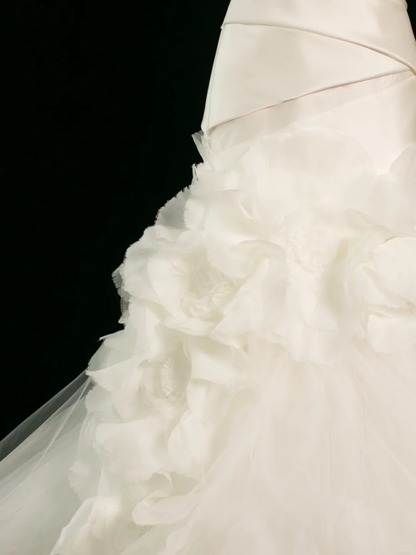 Pretty Wedding Dress Mermaid Strapless Ivory Sleeveless Satin Long Vintage Wedding Dresses Bridal Gowns Brides Gown DH354