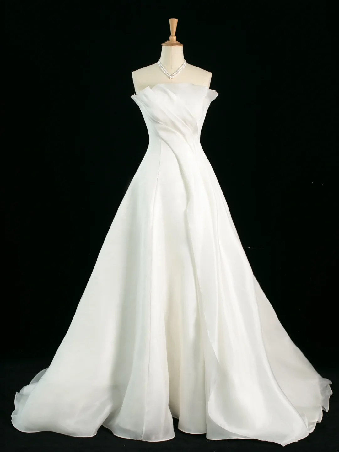 Elegant Wedding Dress Ball Gown Strapless Sleeveless White Summer Long Wedding Dresses Bride Dress Bridal Gowns DH380