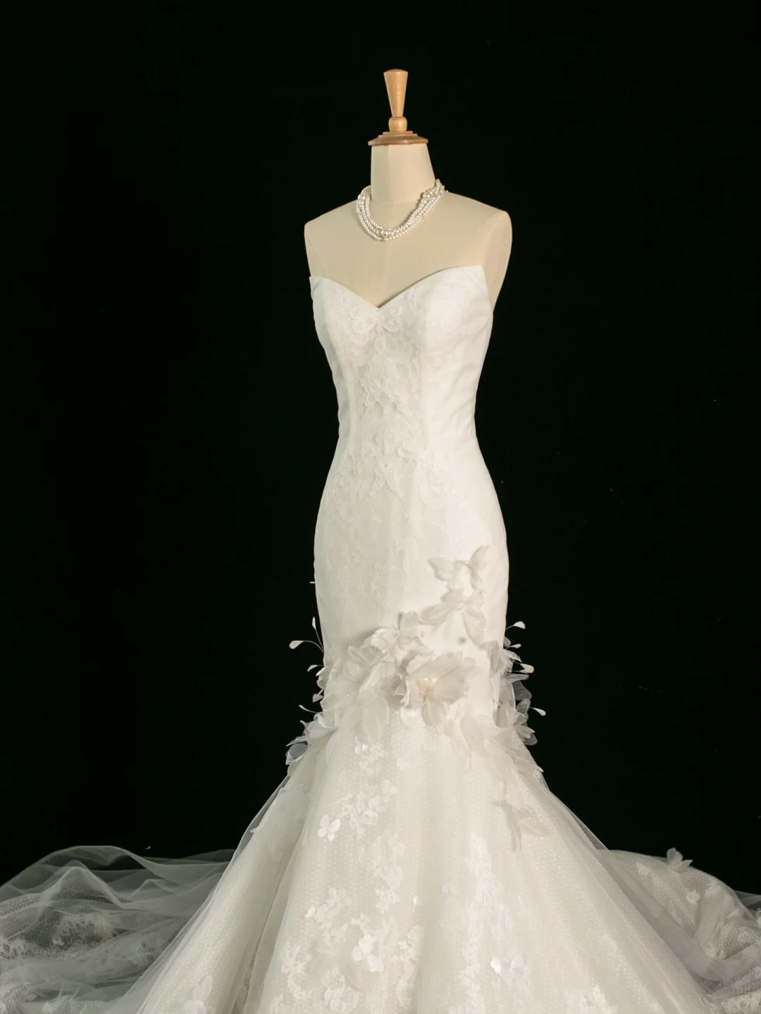 Pretty Wedding Dress Mermaid Sweetheart White Lace Long Vintage Wedding Dresses Bridal Gowns Brides Gown DH387