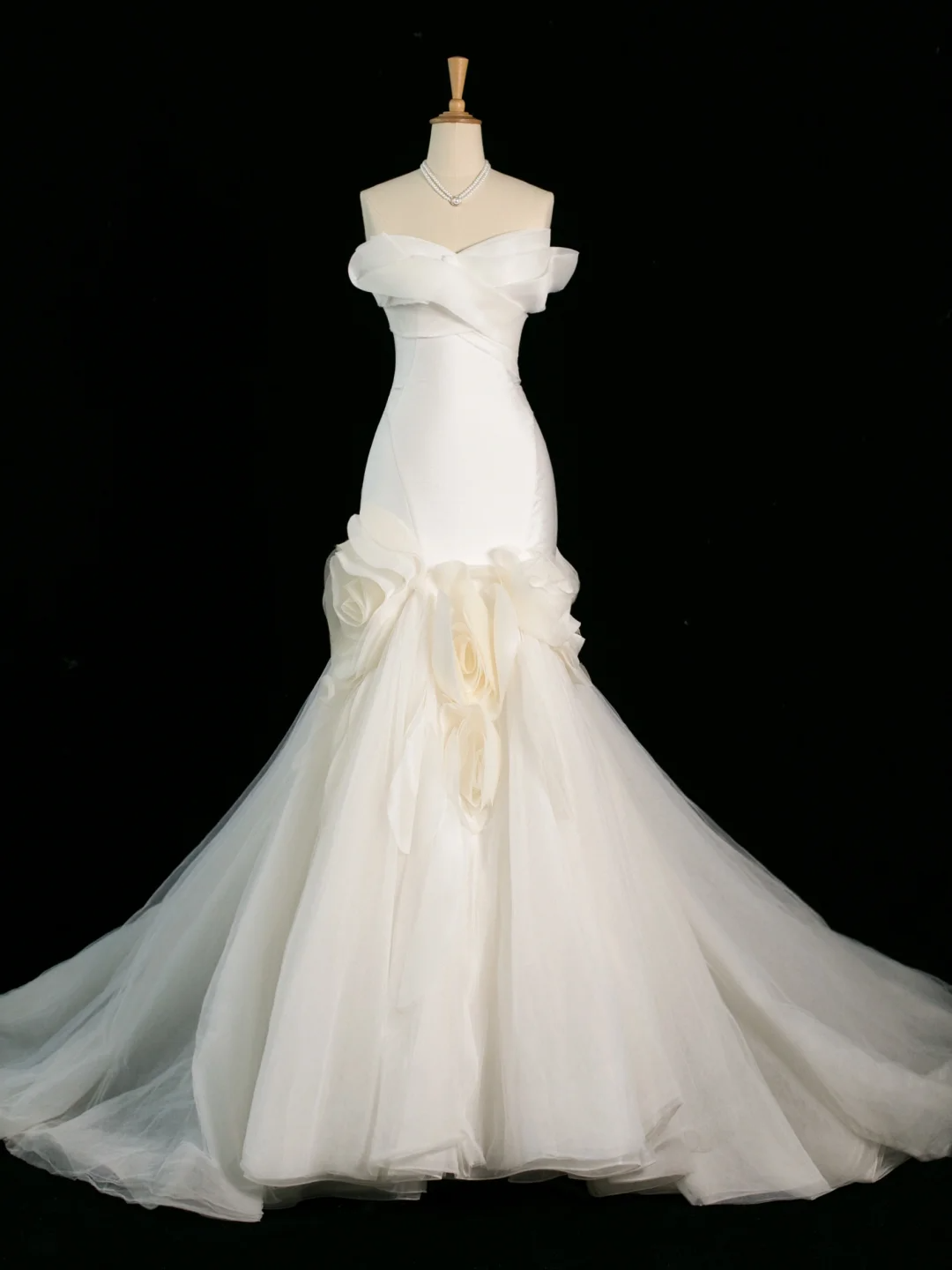 Pretty Wedding Dress Mermaid Sweetheart White Tulle Long Vintage Wedding Dresses Bridal Gowns Brides Gown DH400