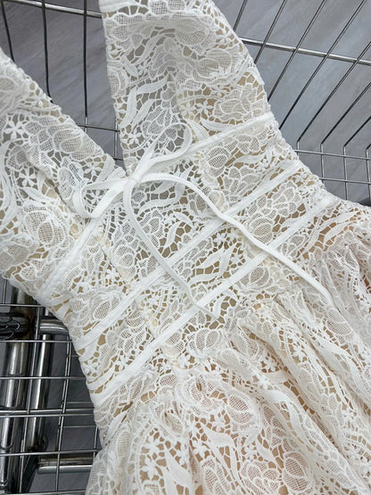 Pretty A line Halter White Lace Short Formal 8th Grade Homecoming Dresses Summer Middle School Hoco Dress Homecoming Outfits DH425