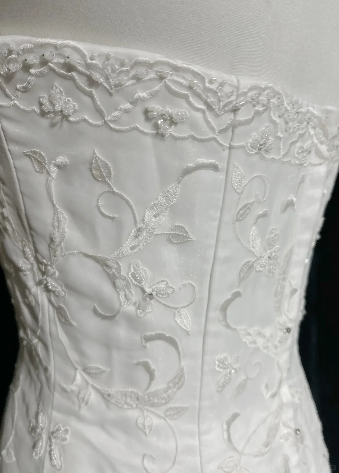 Vintage Wedding Dress 1950s 1940s Mermaid Strapless Lace White Long Wedding Dresses Bridal Gowns Brides Gown DH526