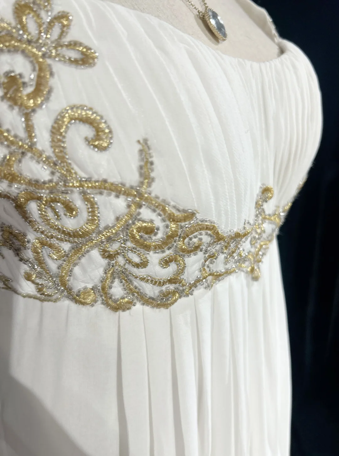 Vintage Wedding Dress 1950s 1940s A line Square Neck Chiffon White Long Wedding Dresses Bridal Gowns Brides Gown DH529