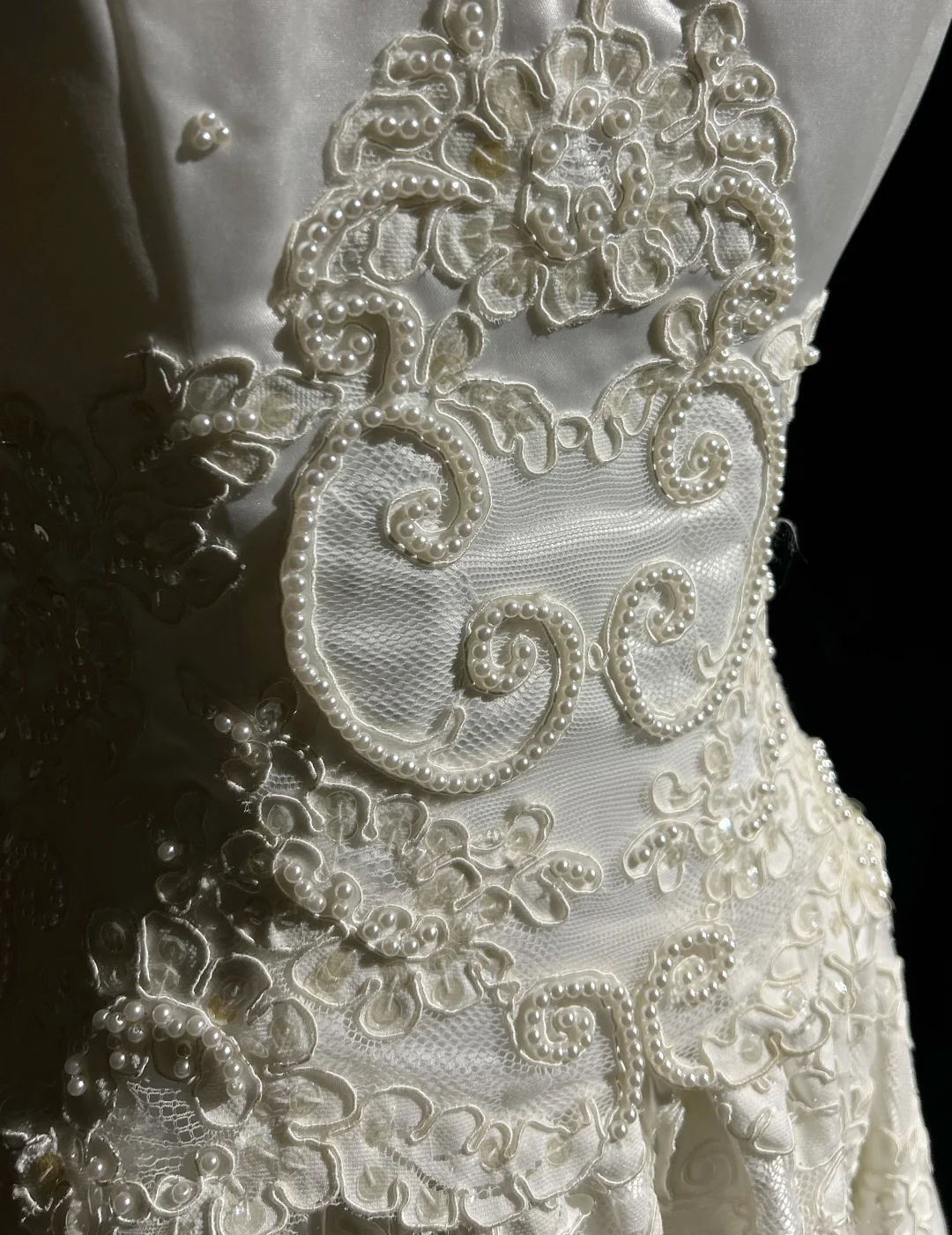 Vintage Wedding Dress 1950s 1940s Ball Gown V Neck Lace White Long Wedding Dresses Bridal Gowns Brides Gown DH541