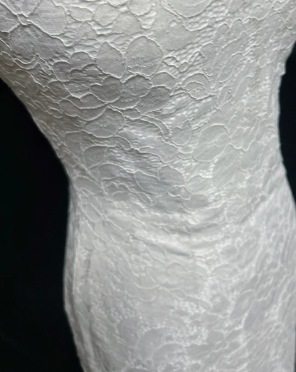 Vintage Wedding Dress 1950s 1940s Mermaid Strapless Lace White Long Wedding Dresses Bridal Gowns Brides Gown DH543