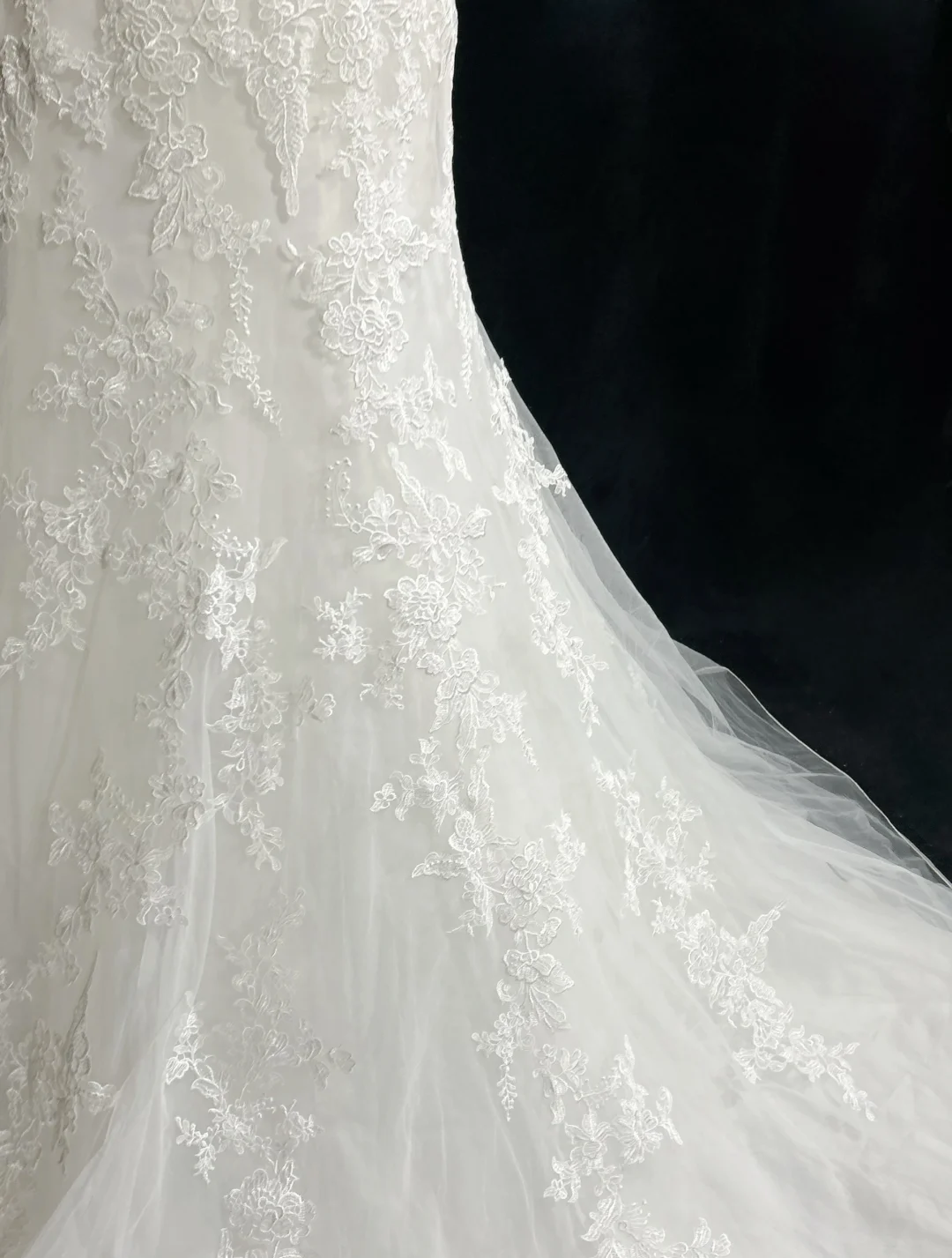 Vintage Wedding Dress 1950s 1940s Mermaid Scoop Lace White Long Wedding Dresses Bridal Gowns Brides Gown DH545