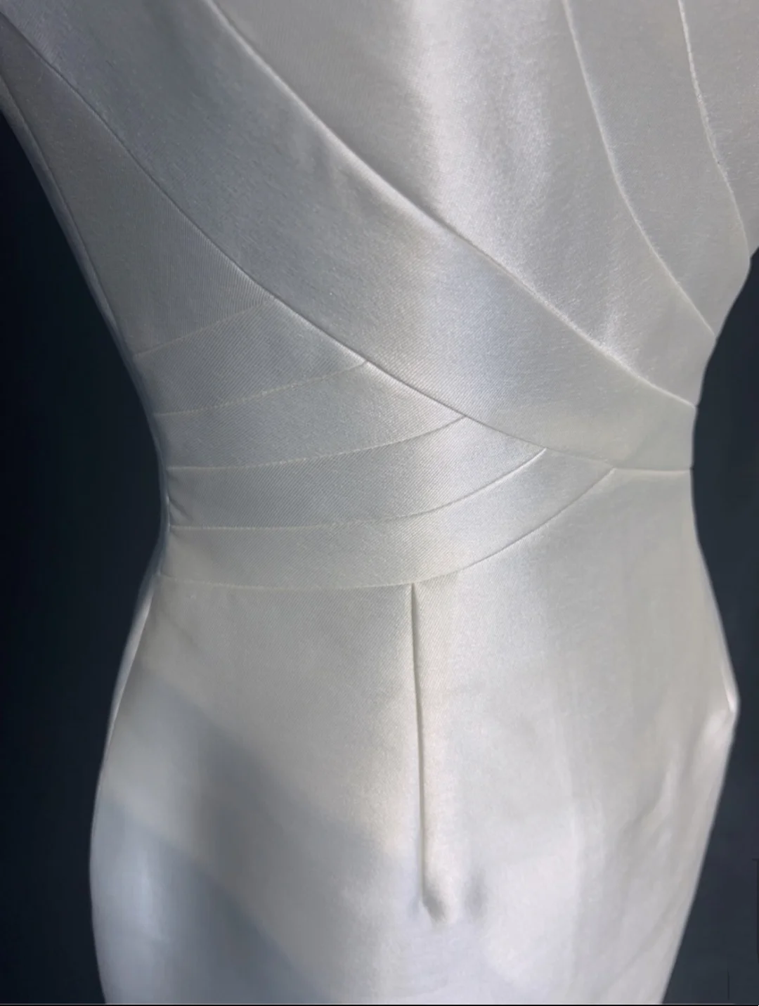 Modest Wedding Dress Sheath Scoop White Satin Summer Short Wedding Dresses Bride Dress Bridal Gowns DH548