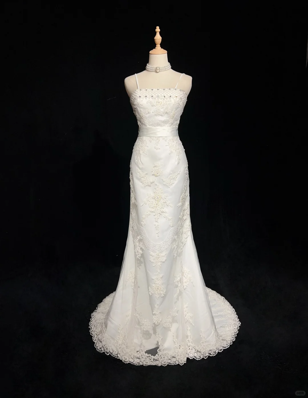 Vintage Wedding Dress 1970s Mermaid Spaghetti Straps Lace Long Wedding Dresses Bridal Gowns Elegant Brides Gown DH551