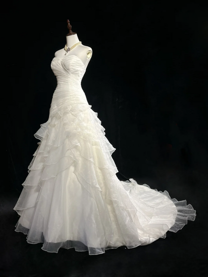 Retro Wedding Dress 1950s 1940s Ball Gown Spaghetti Straps White Long Wedding Dresses Bridal Gowns Brides Gown DH555