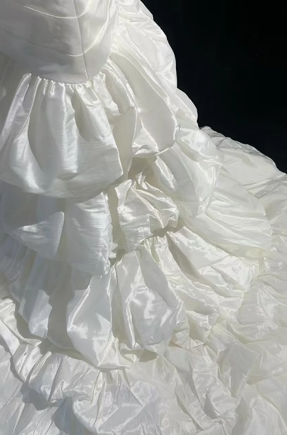 Retro Wedding Dress 1950s 1940s Mermaid Spaghetti Straps Taffeta Long Wedding Dresses Bridal Gowns Brides Gown DH558