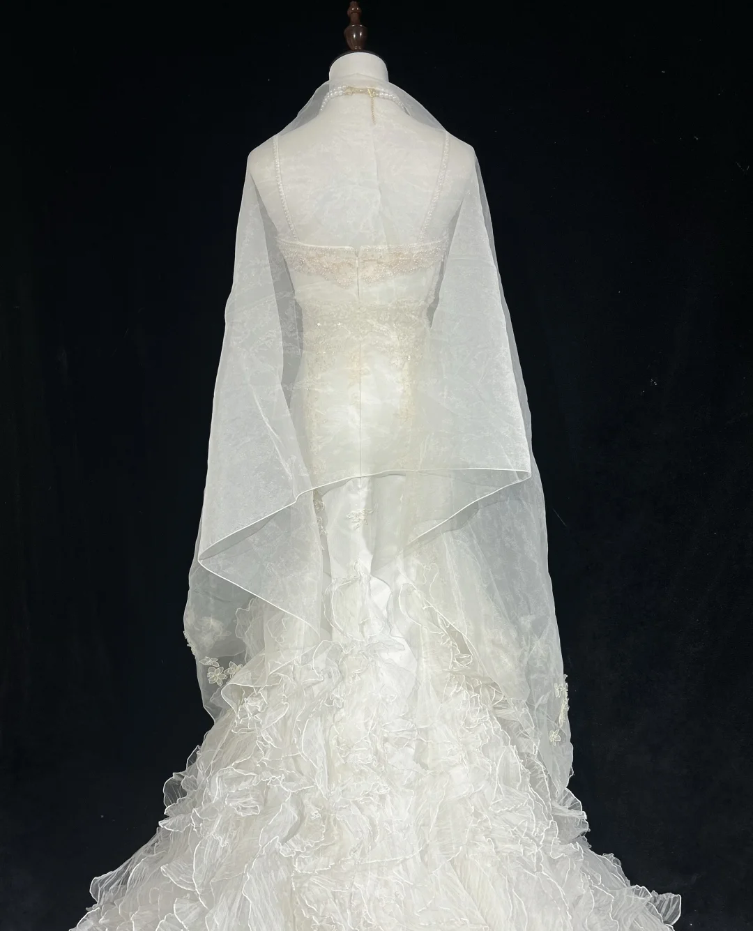 Retro Wedding Dress 1950s 1940s Mermaid Spaghetti Straps Tulle Long Wedding Dresses Bridal Gowns Elegant Brides Gown DH561