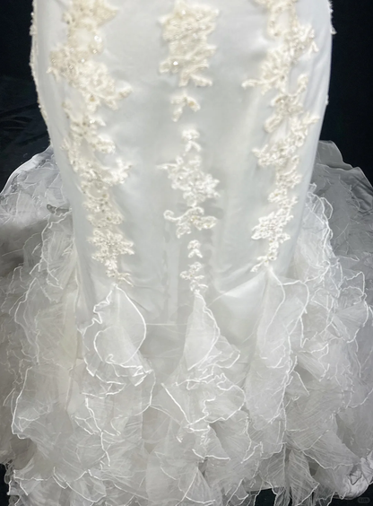 Retro Wedding Dress 1950s 1940s Mermaid Spaghetti Straps Tulle Long Wedding Dresses Bridal Gowns Elegant Brides Gown DH561