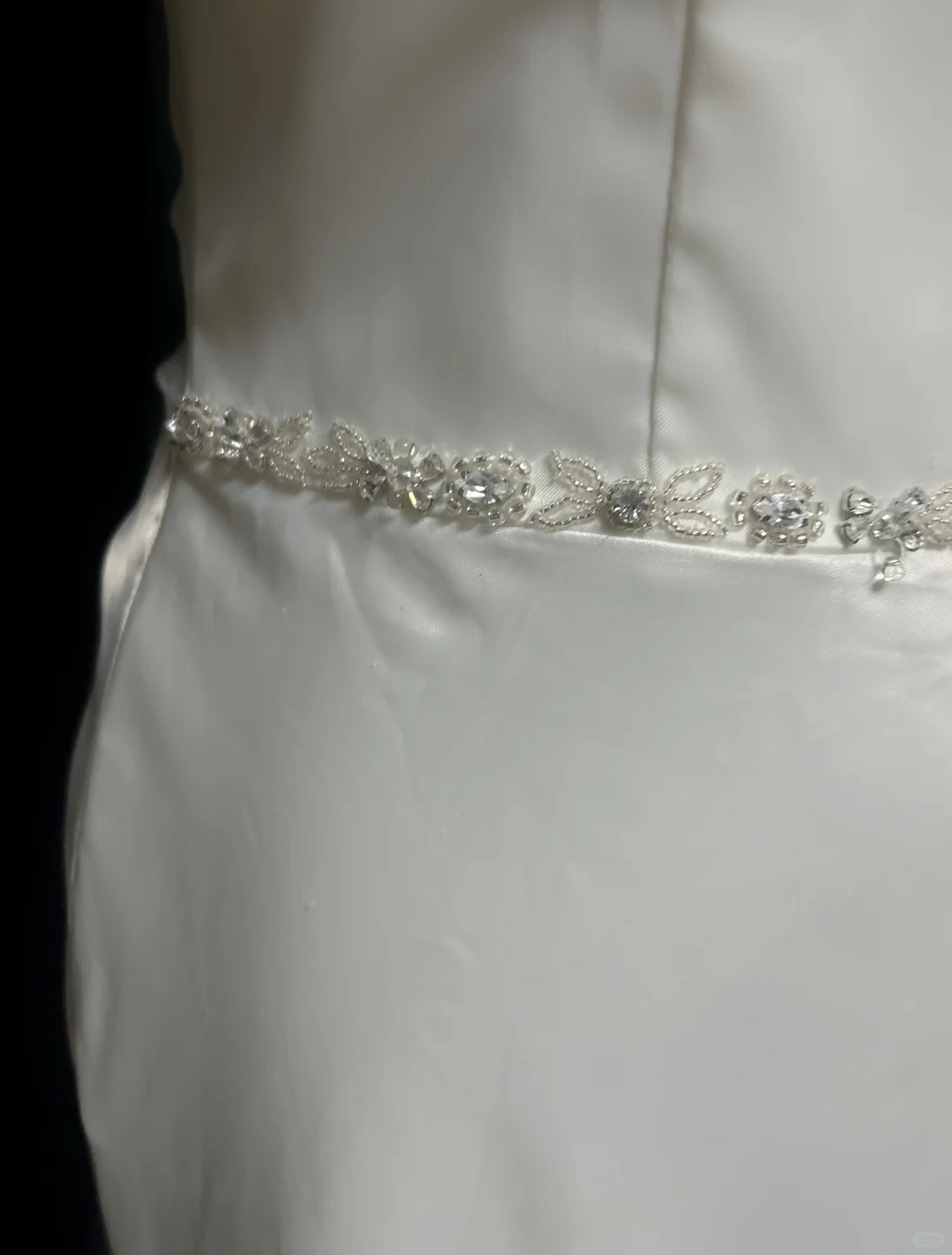 Vintage Wedding Dress 1970s A Line Scoop Neck Satin White Long Wedding Dresses Bridal Gowns Elegant Brides Gown DH562