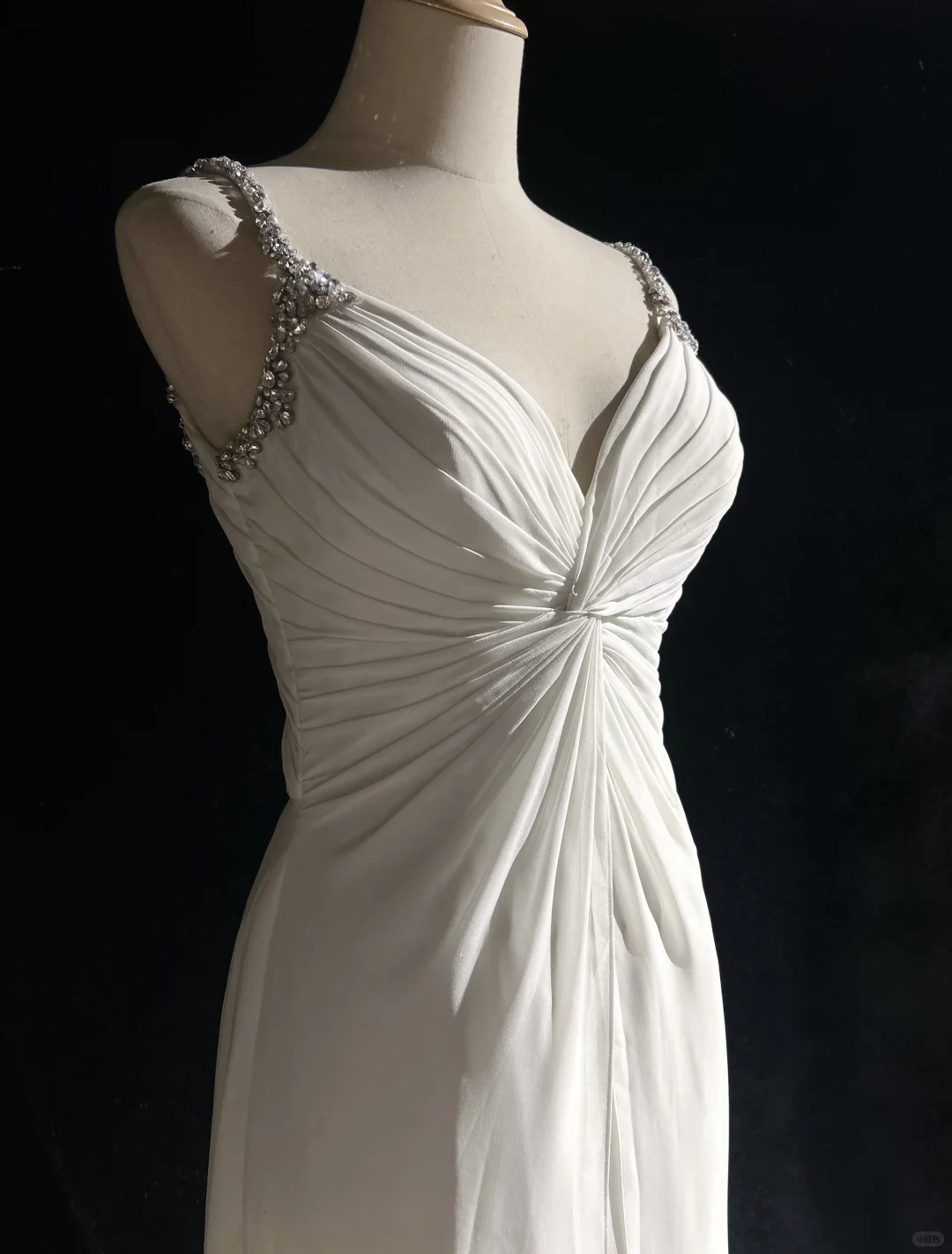 Retro Wedding Dress 1950s 1940s A Line Spaghetti Straps Chiffon White Long Wedding Dresses Bridal Gowns Brides Gown DH572