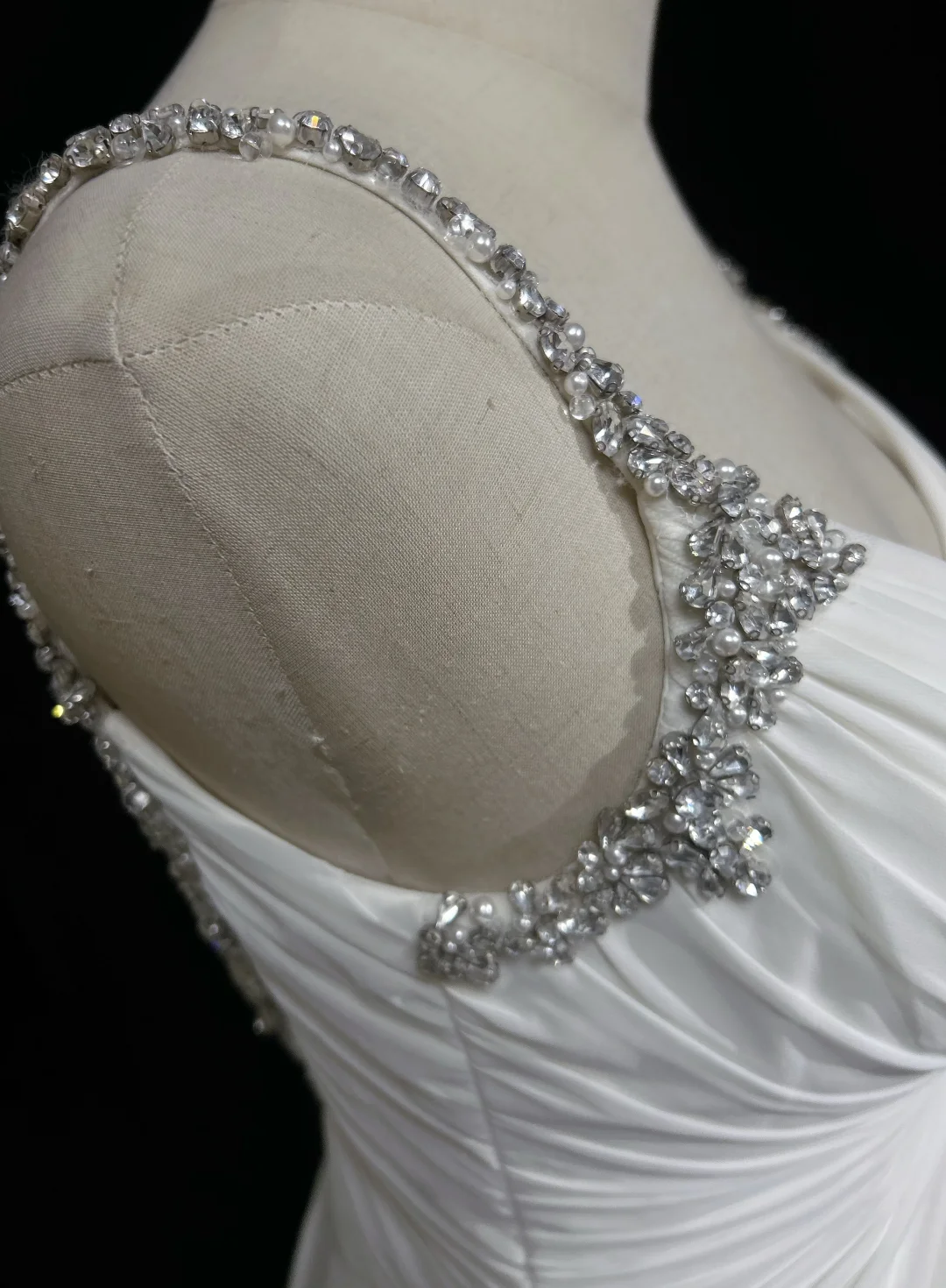 Retro Wedding Dress 1950s 1940s A Line Spaghetti Straps Chiffon White Long Wedding Dresses Bridal Gowns Brides Gown DH572