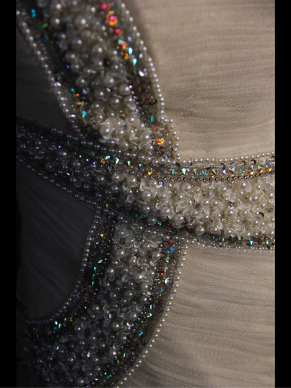 Retro Wedding Dress 1950s 1940s Mermaid One Shoulder White Tulle Long Wedding Dresses Bridal Gowns Elegant Brides Gown DH576