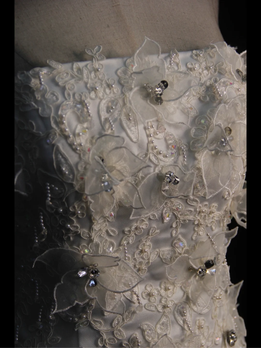 Vintage Wedding Dress 1970s Ball Gown Strapless White Tulle Wedding Dresses Bridal Gowns Elegant Brides Gown DH579