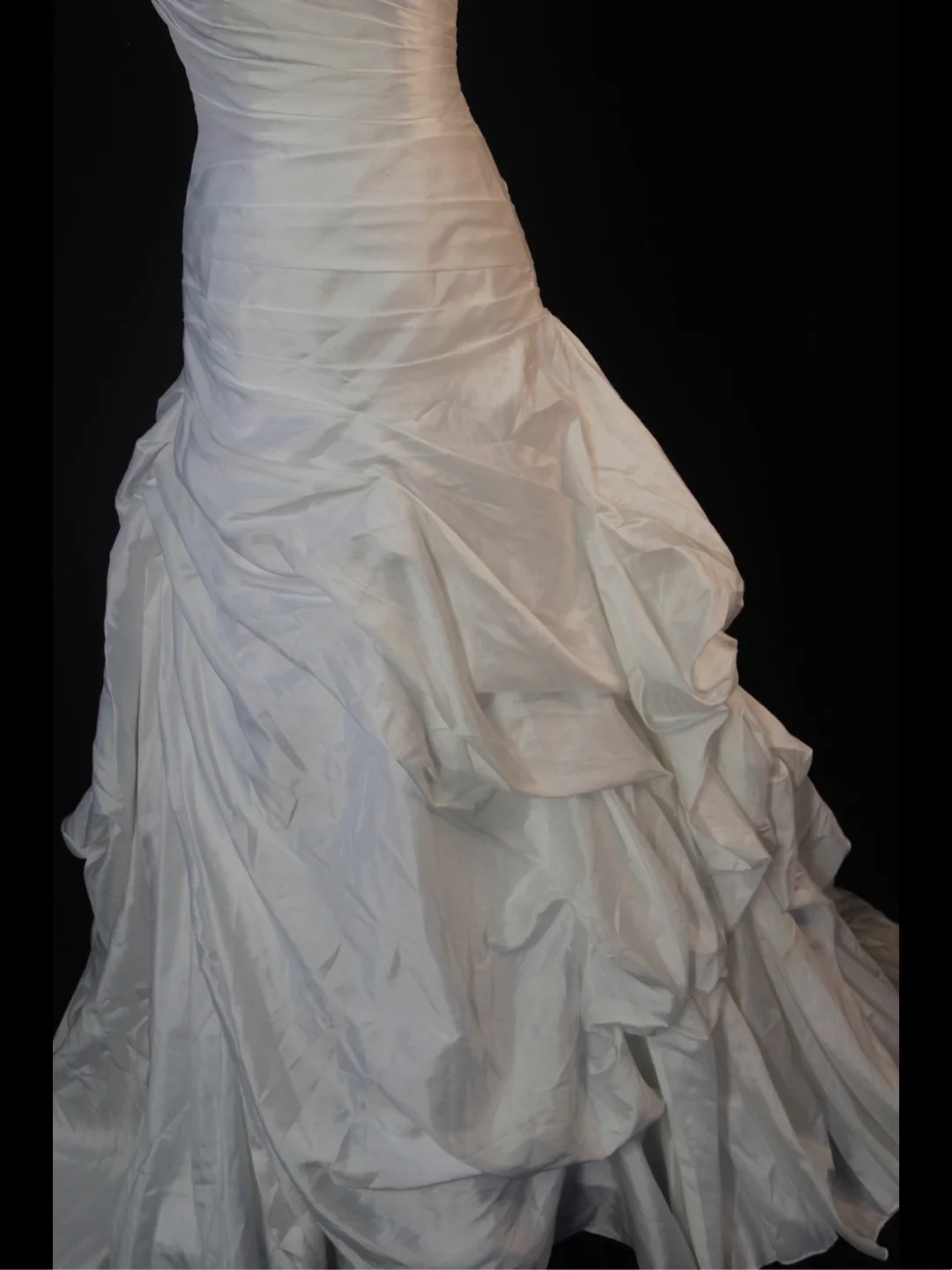 Vintage Wedding Dress 1970s Mermaid Sweetheart White Satin Long Wedding Dresses Bridal Gowns Elegant Brides Gown DH580