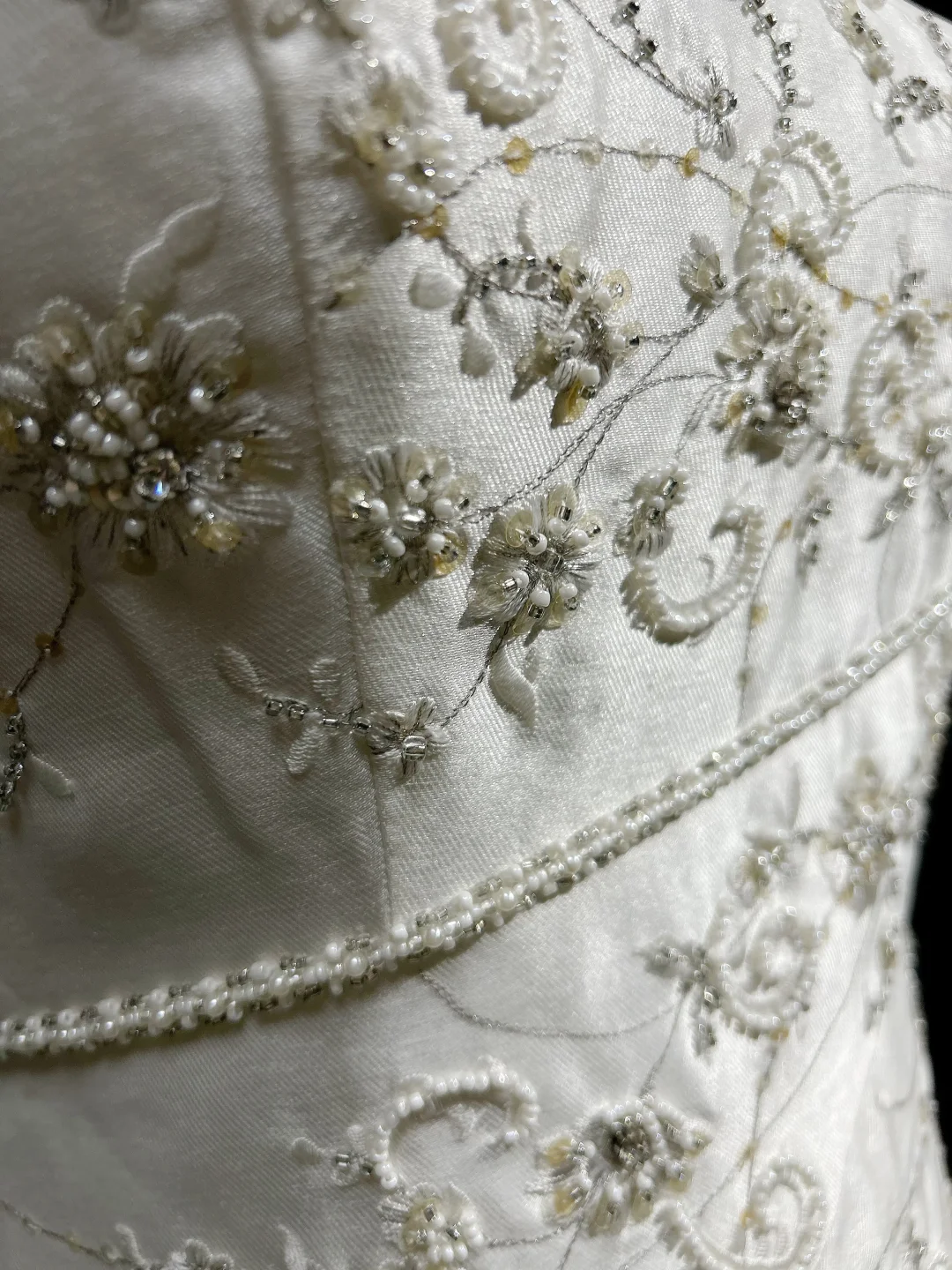 Vintage A line Spaghetti Straps White Satin Long 1940s 1950s Wedding Dresses Elegant Bridal Gowns DH664