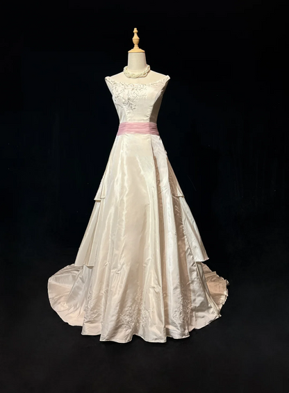 Vintage Bridal Gown 1960s Ball Gown Off The Shoulder Ivory Long Summer Autumn Wedding Dresses Elegant Bridal Gowns DH668