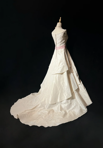 Vintage Bridal Gown 1960s Ball Gown Off The Shoulder Ivory Long Summer Autumn Wedding Dresses Elegant Bridal Gowns DH668