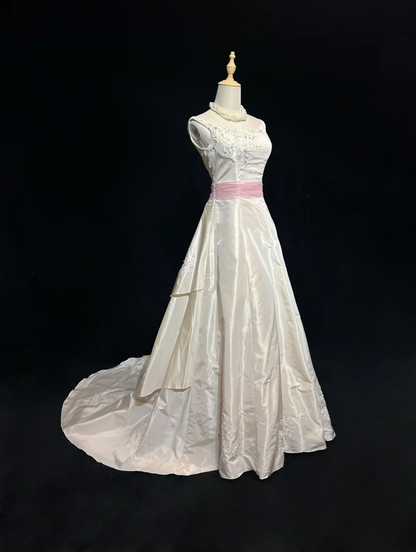 Vintage Bridal Gown 1960s Ball Gown Off The Shoulder Ivory Long Summer Autumn Wedding Dresses Elegant Bridal Gowns DH668