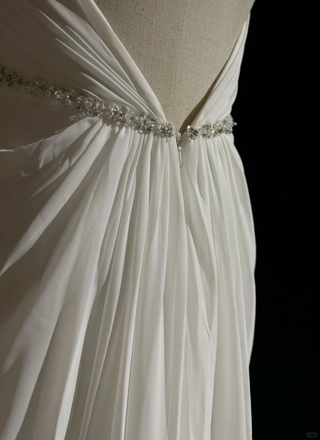 Vintage A line Scoop White Chiffon Long 1940s 1950s Wedding Dresses Elegant Bridal Gowns DH672