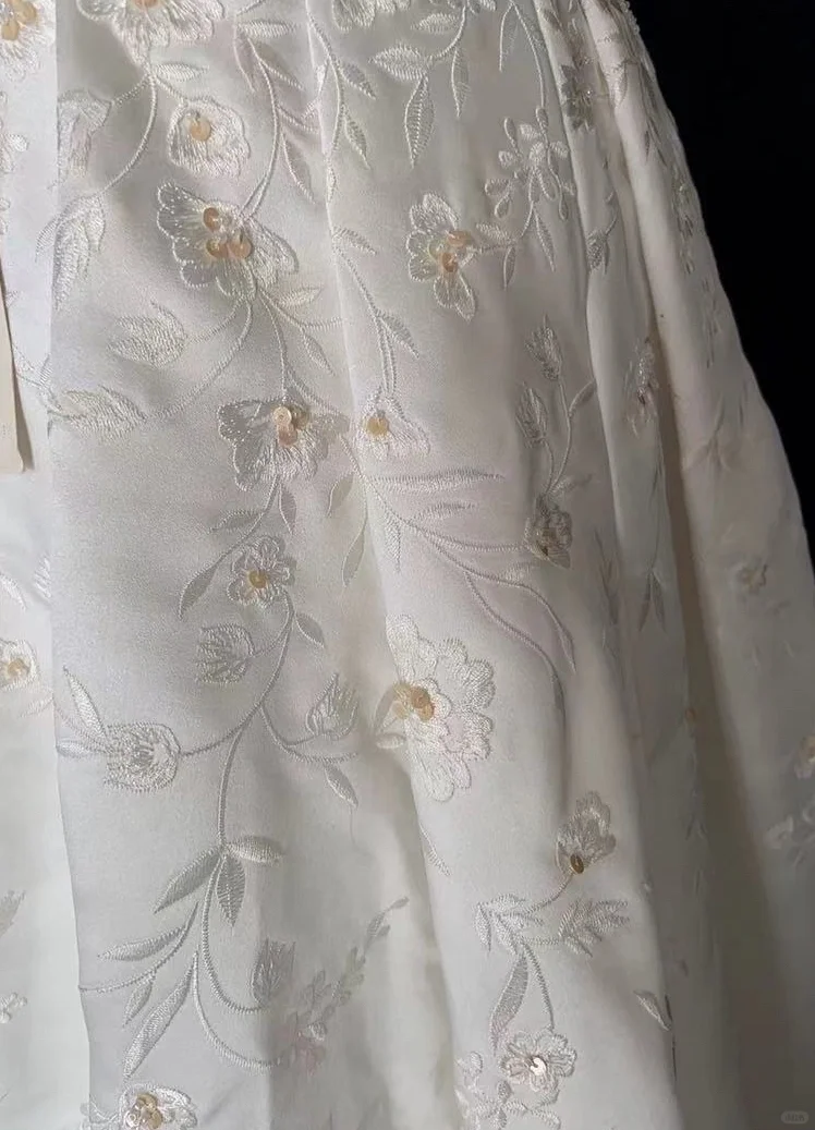 Vintage A line Bateau White Satin Long 1940s 1950s Wedding Dresses Elegant Bridal Gowns DH674