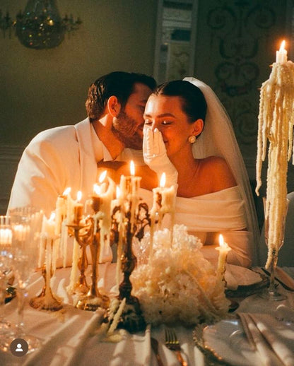 Dreamy Wedding Dress Mermaid Off The Shoulder Satin White Wedding Dresses Bridal Gowns DH736