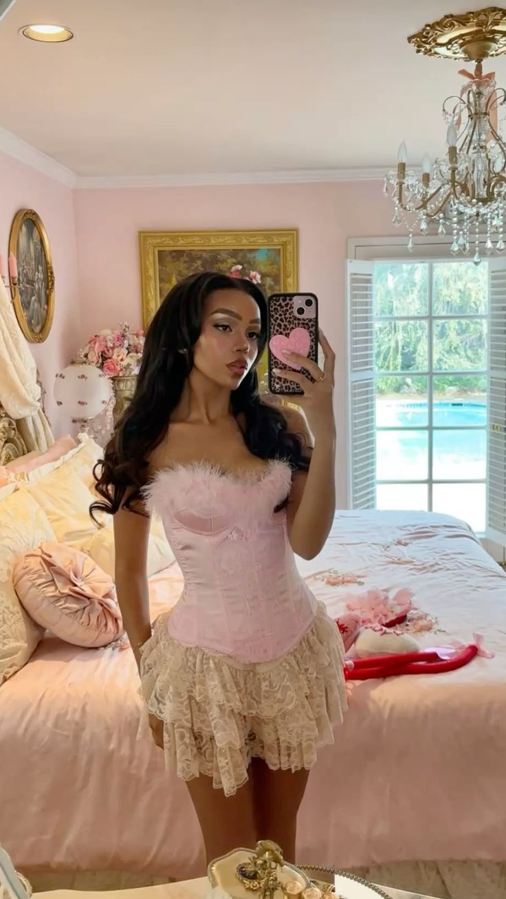 Cute A line Sweetheart Lace Pink Sleeveless Mini Short Formal 8th Grade Homecoming Dresses Summer Middle School Hoco Dress Homecoming Outfits DH739