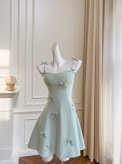 Fancy Short Hoco Dresses A line Spaghetti Straps Mint Green Formal 8th Grade Homecoming Dresses Summer Middle School Homecoming Outfits DH82