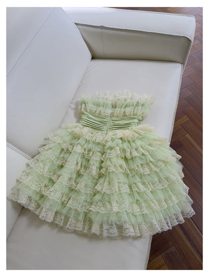 Cute Ball Gown Spaghetti Straps Mint Green Short Homecoming Dress Summer Middle School Formal 8th Grade Hoco Dresses Summer Homecoming Outfits DH88