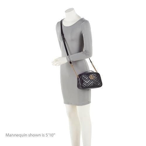 Gucci Matelasse Leather GG Marmont Small Shoulder Bag (SHF-8WEwIl)