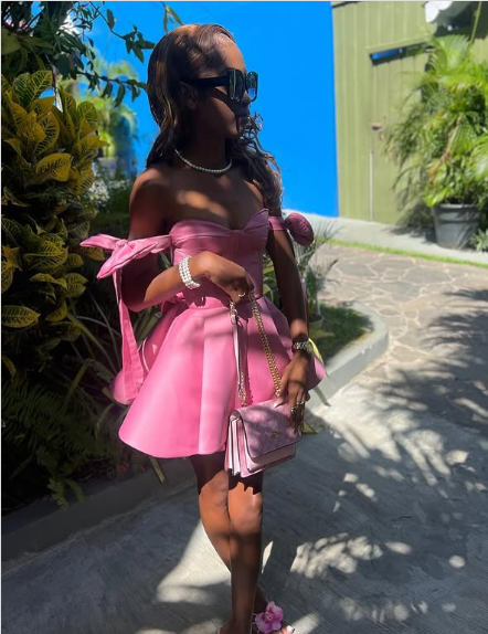 Pretty A line Off The Shoulder Pink Satin Summer Birthday Dress Hoco Dress Birthday Outfit 19th Birthday Mini Cocktail Dresses DP1156